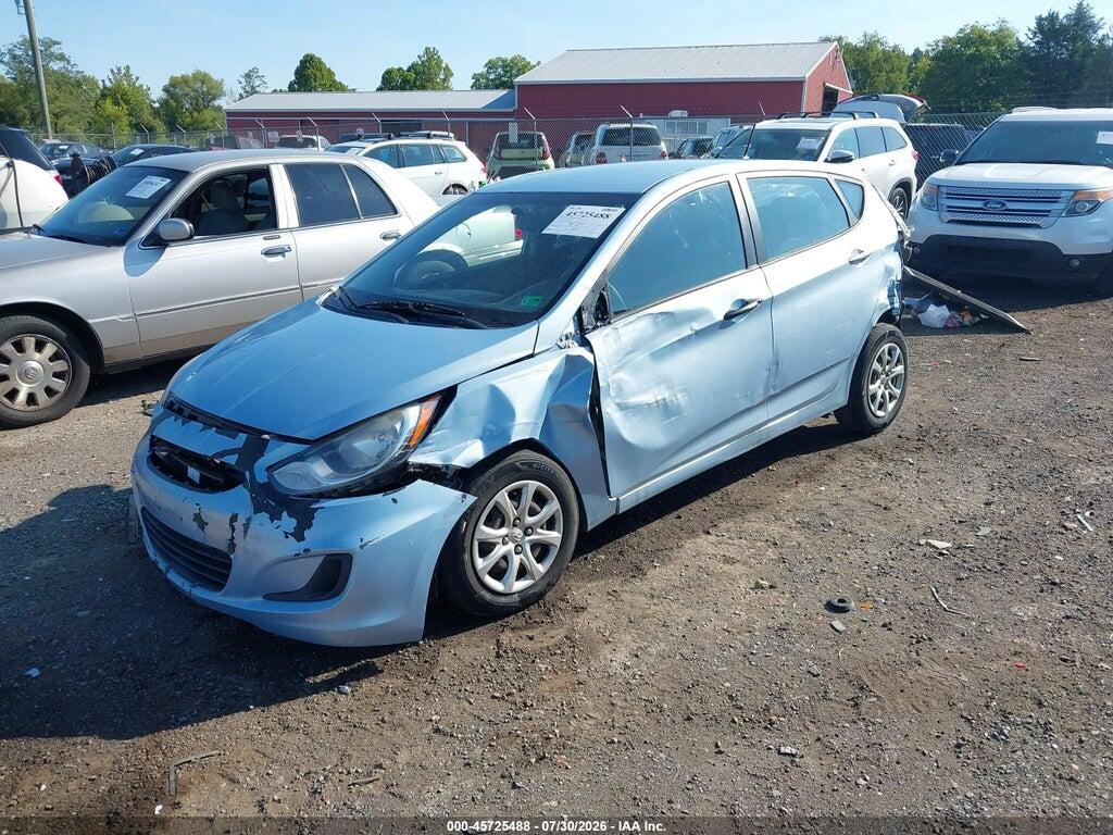 KMHCT5AE1DU060150 2013 HYUNDAI ACCENT photo no. 2
