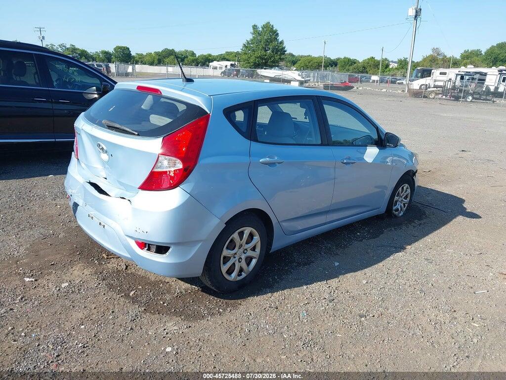 KMHCT5AE1DU060150 2013 HYUNDAI ACCENT photo no. 4