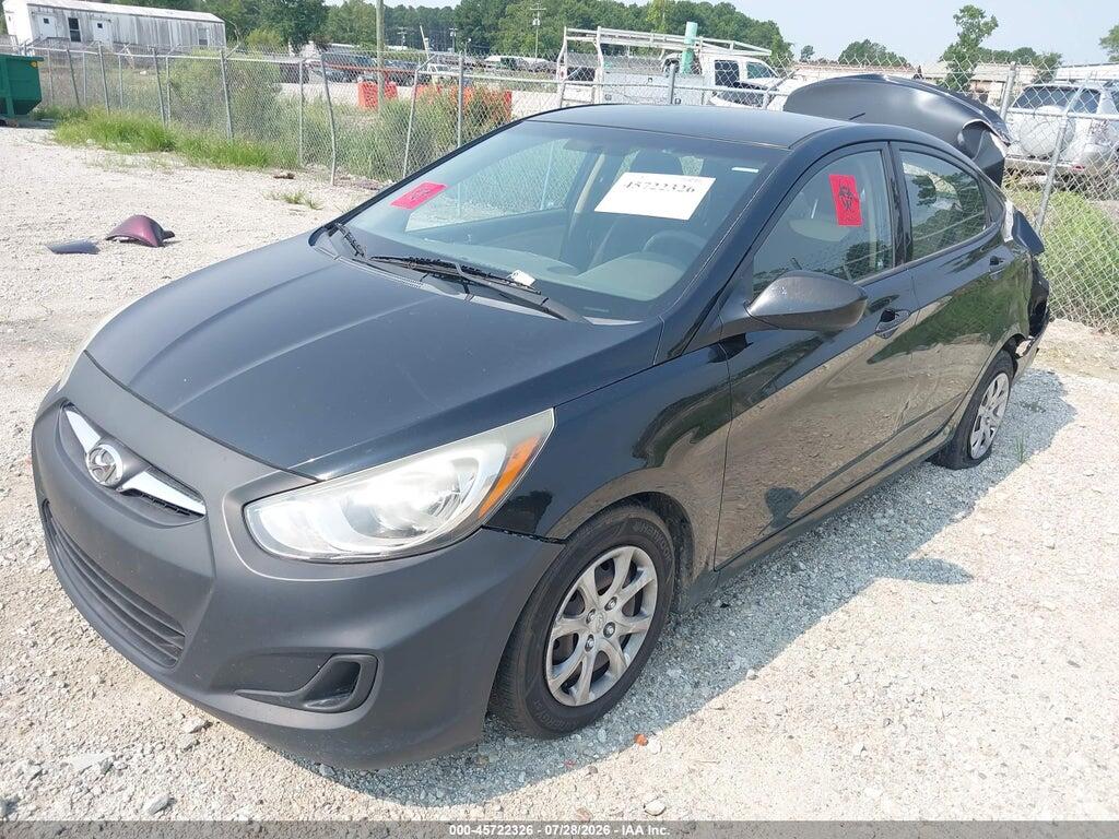 KMHCT4AE2DU565625 2013 HYUNDAI ACCENT photo no. 2