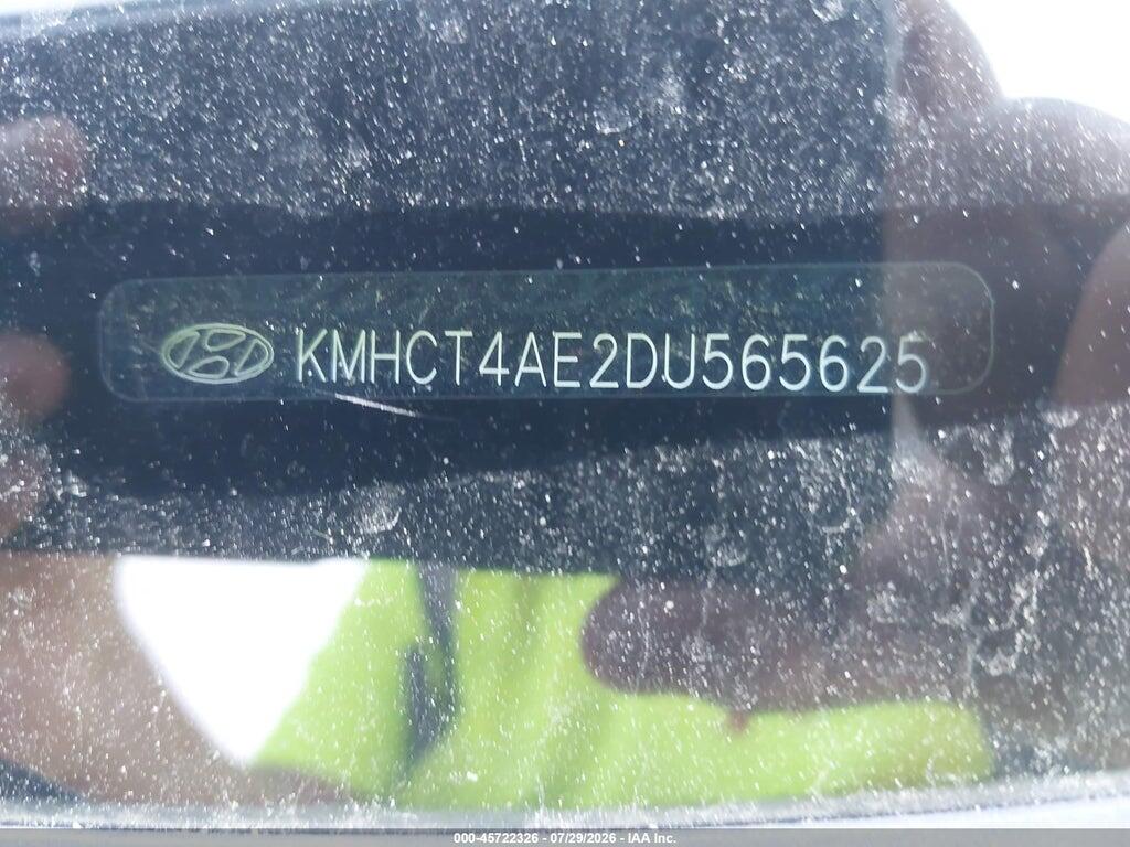 KMHCT4AE2DU565625 2013 HYUNDAI ACCENT photo no. 9