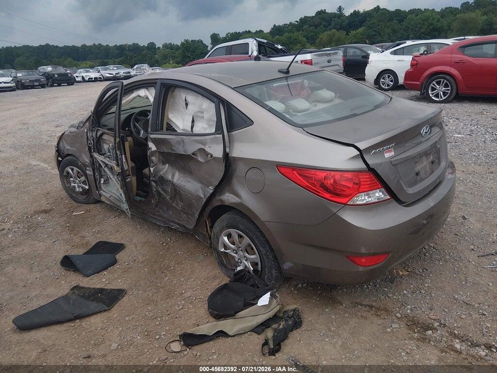 KMHCT4AE3DU278617 2013 HYUNDAI ACCENT photo no. 3