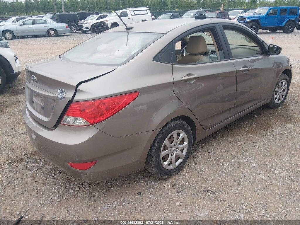 KMHCT4AE3DU278617 2013 HYUNDAI ACCENT photo no. 4
