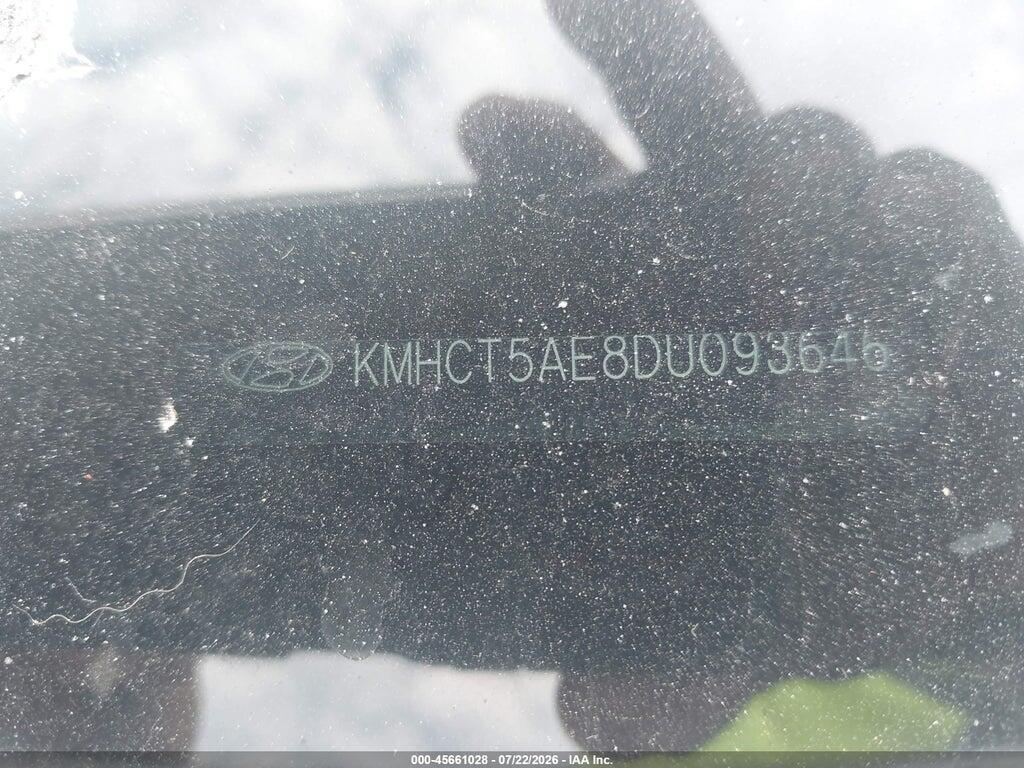 KMHCT5AE8DU093646 2013 HYUNDAI ACCENT photo no. 9
