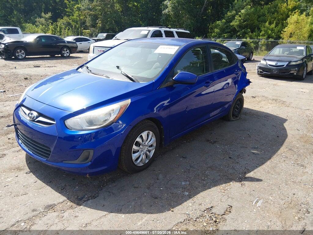 KMHCT4AE5DU363880 2013 HYUNDAI ACCENT photo no. 2