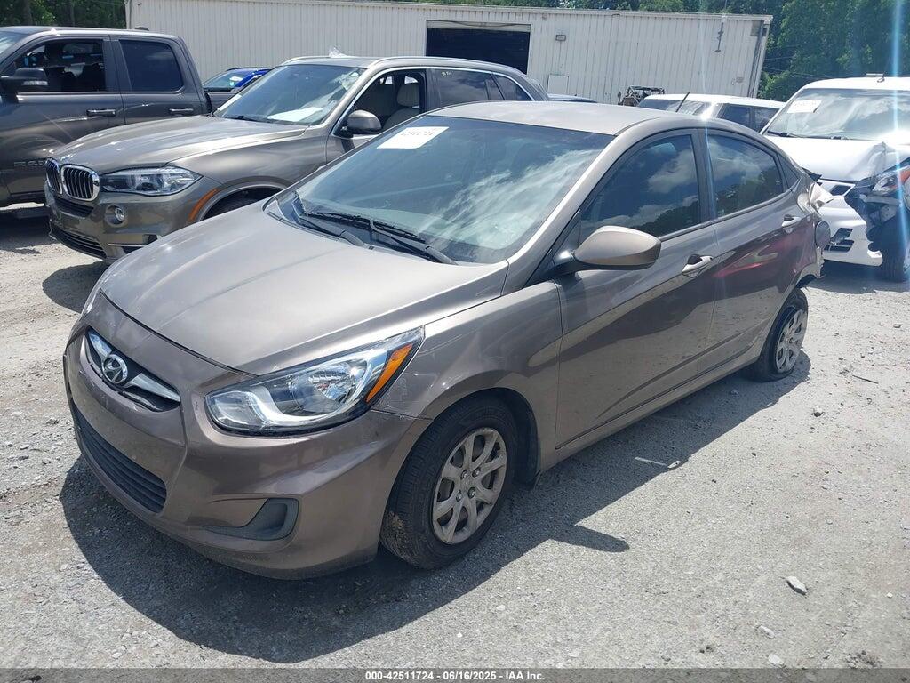 KMHCT4AE3DU500413 2013 HYUNDAI ACCENT photo no. 2