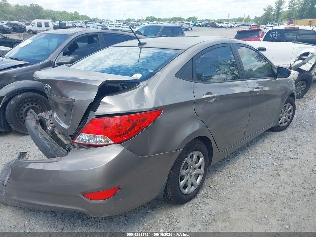 KMHCT4AE3DU500413 2013 HYUNDAI ACCENT photo no. 4