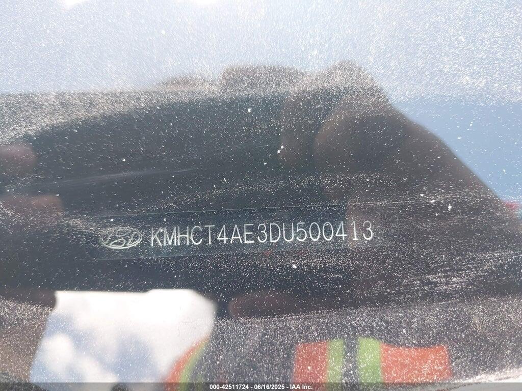 KMHCT4AE3DU500413 2013 HYUNDAI ACCENT photo no. 9