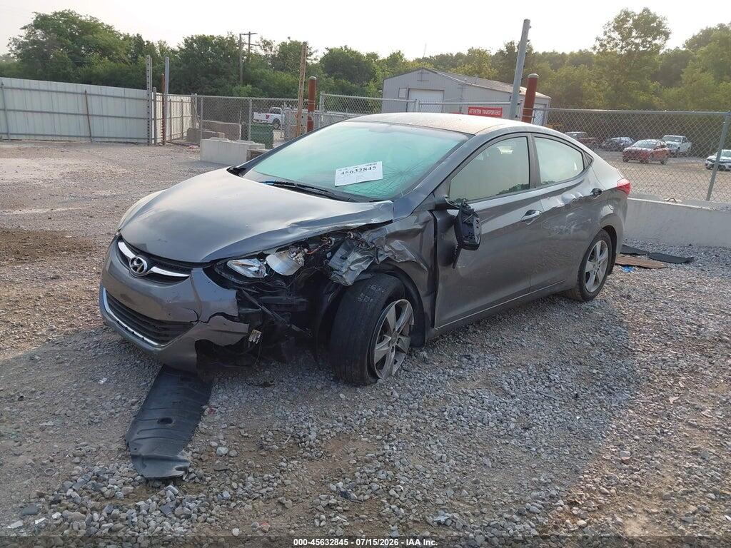 5NPDH4AE0DH390232 2013 HYUNDAI ELANTRA photo no. 2
