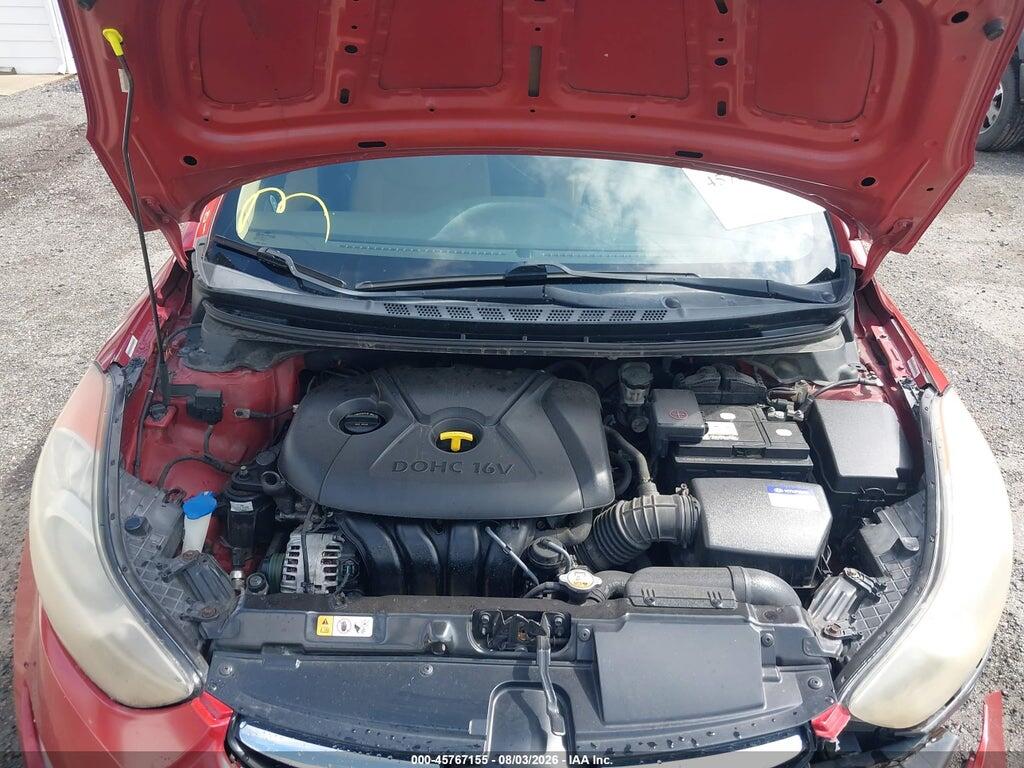 KMHDH4AEXDU543782 2013 HYUNDAI ELANTRA photo no. 10