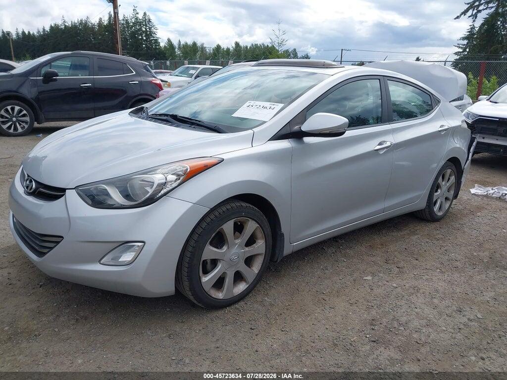 KMHDH4AE4DU690809 2013 HYUNDAI ELANTRA photo no. 2