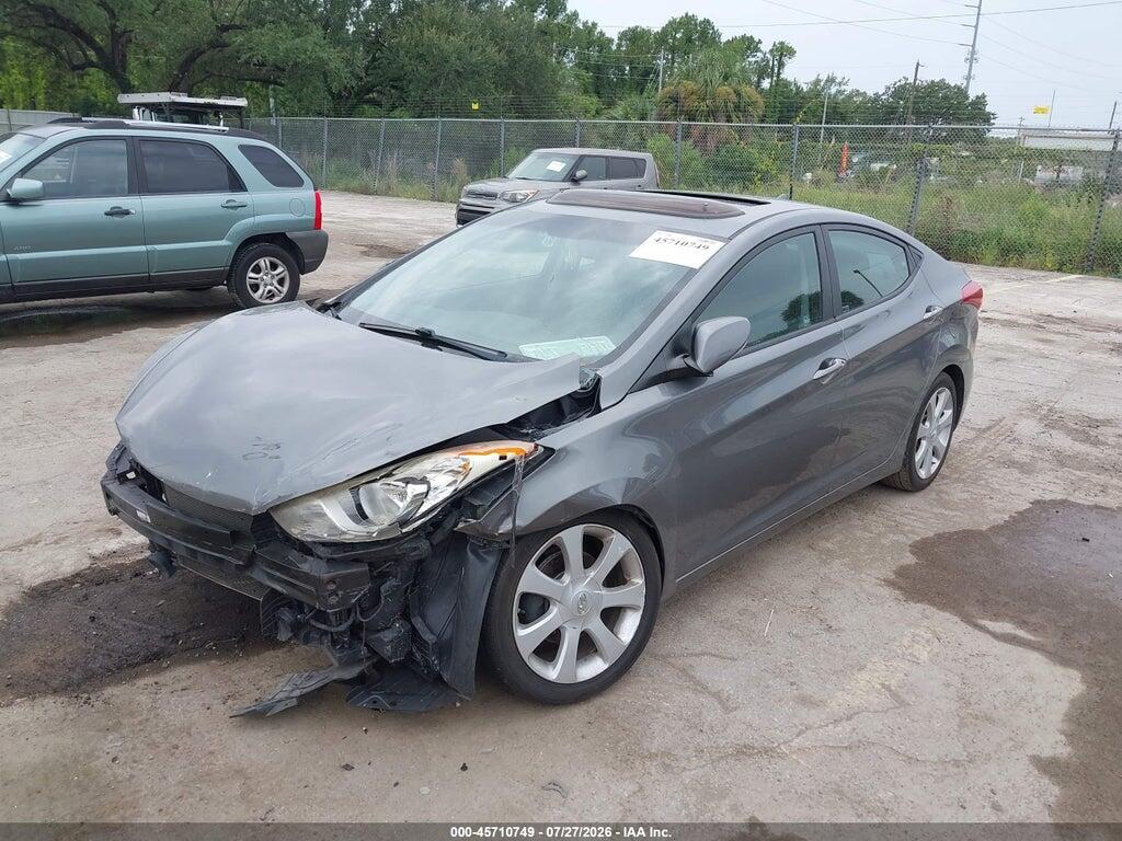 5NPDH4AE1DH281892 2013 HYUNDAI ELANTRA photo no. 2