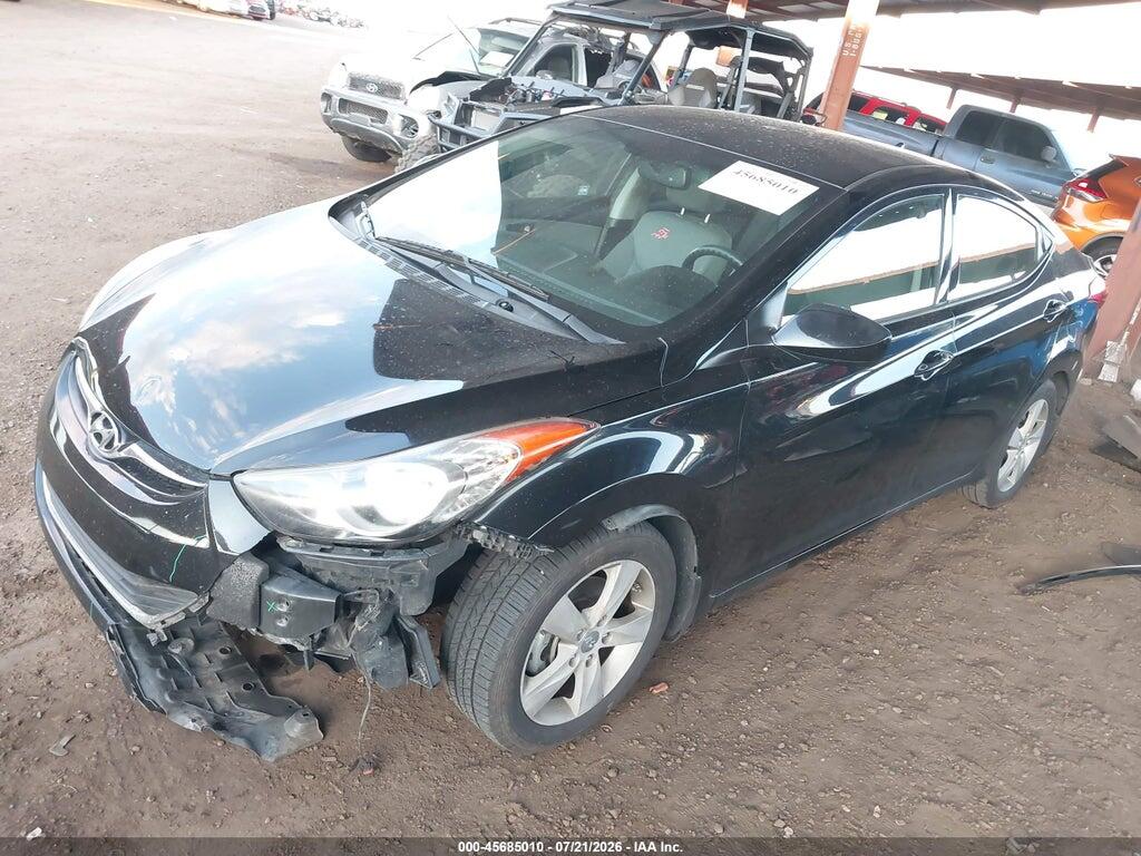 KMHDH4AE2DU946493 2013 HYUNDAI ELANTRA photo no. 2
