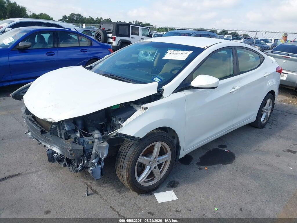 5NPDH4AEXDH282765 2013 HYUNDAI ELANTRA photo no. 2