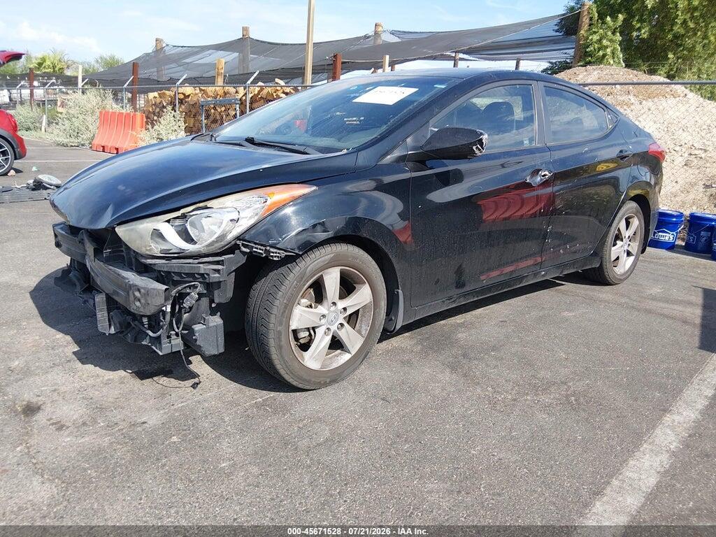 KMHDH4AEXDU604192 2013 HYUNDAI ELANTRA photo no. 2