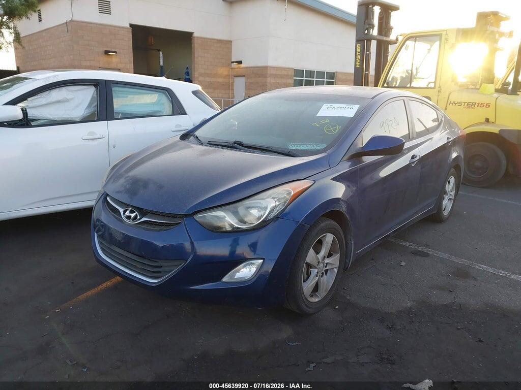 KMHDH4AE3DU508663 2013 HYUNDAI ELANTRA photo no. 2