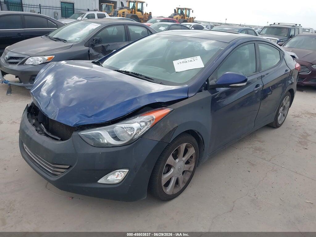 5NPDH4AE9DH171544 2013 HYUNDAI ELANTRA photo no. 2