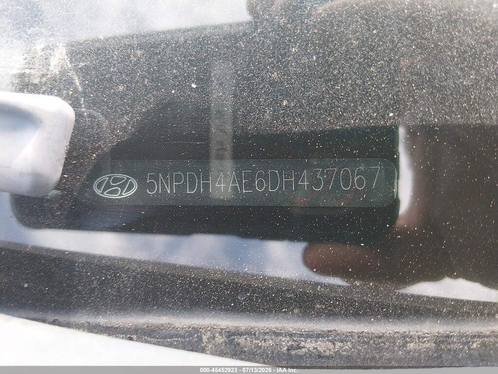 5NPDH4AE6DH437067 2013 HYUNDAI ELANTRA photo no. 9