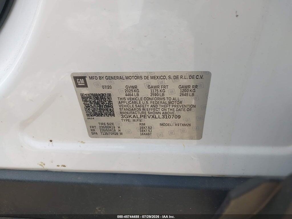 3GKALPEVXLL310709 2020 GMC TERRAIN photo no. 9