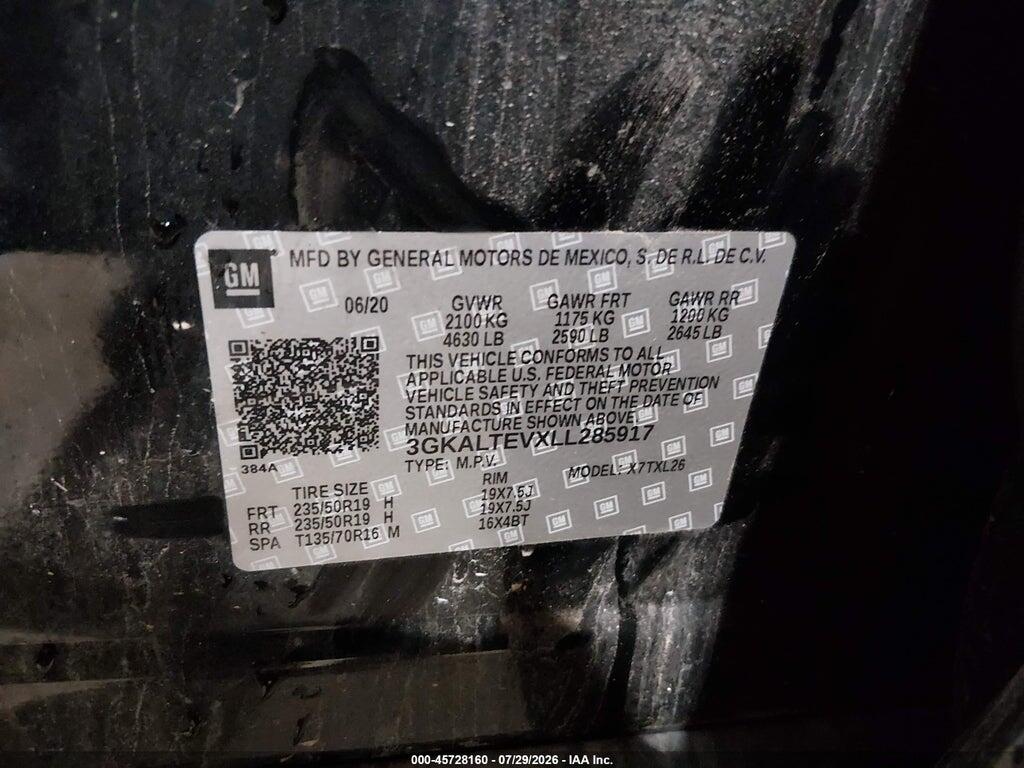 3GKALTEVXLL285917 2020 GMC TERRAIN photo no. 9