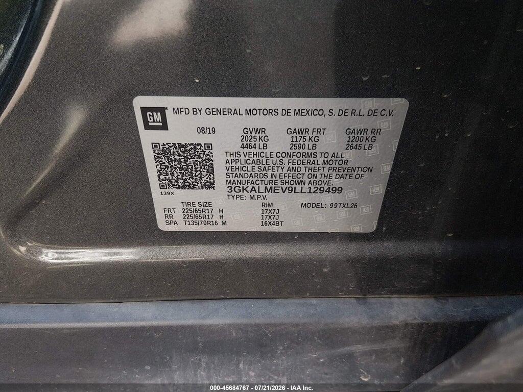 3GKALMEV9LL129499 2020 GMC TERRAIN photo no. 9
