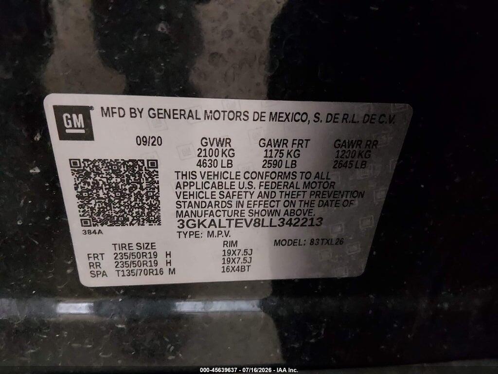 3GKALTEV8LL342213 2020 GMC TERRAIN photo no. 9