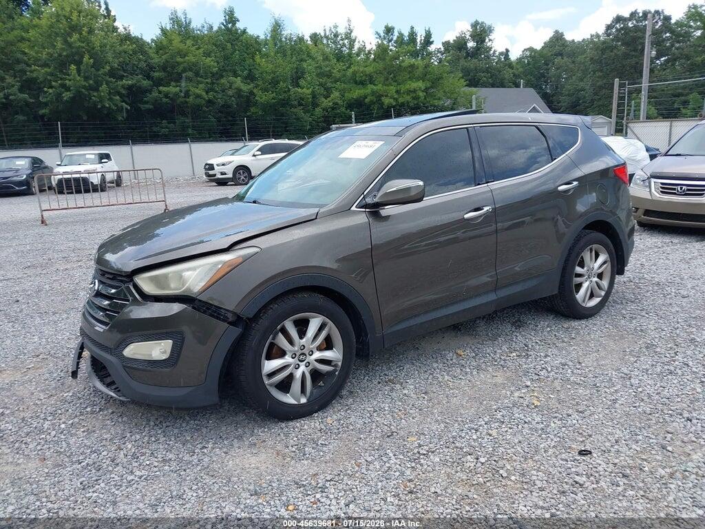 5XYZWDLA1DG049371 2013 HYUNDAI SANTA FE photo no. 2