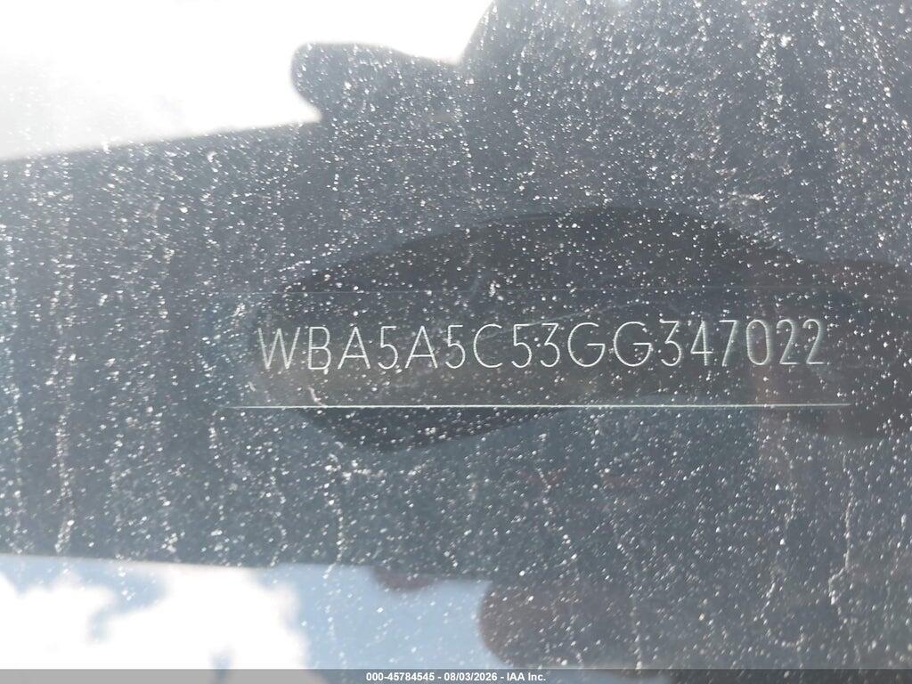 WBA5A5C53GG347022 2016 BMW 528I photo no. 9