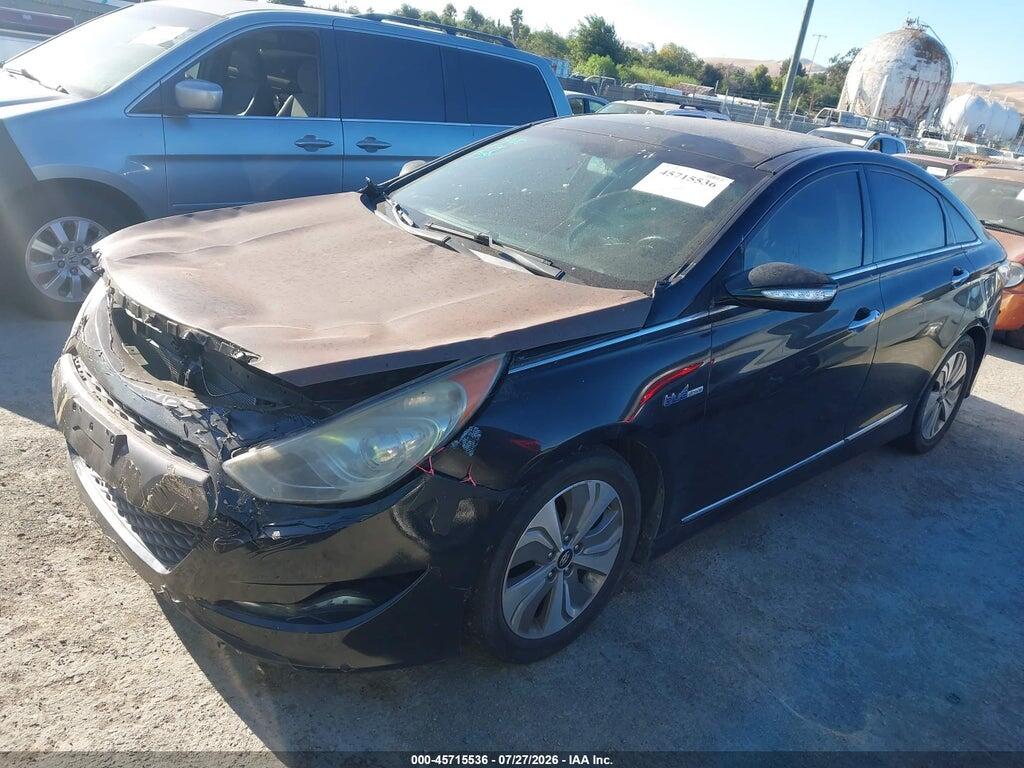 KMHEC4A46DA076663 2013 HYUNDAI SONATA HYBRID photo no. 2