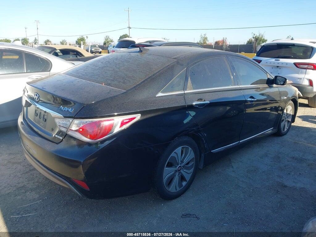 KMHEC4A46DA076663 2013 HYUNDAI SONATA HYBRID photo no. 4