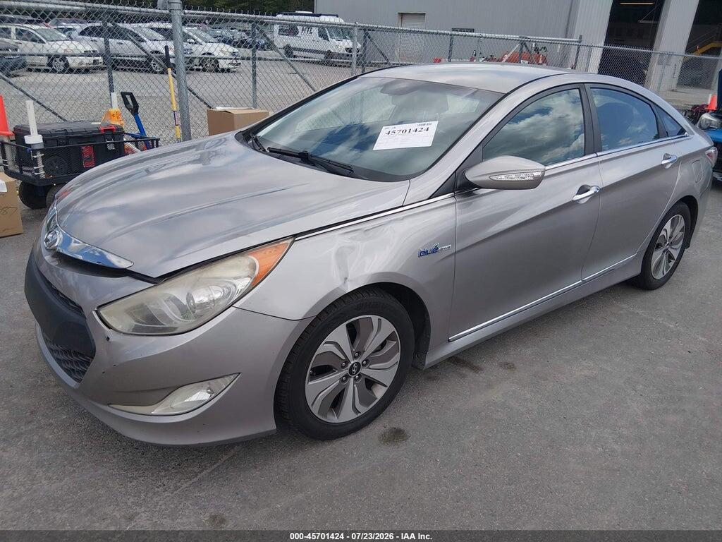 KMHEC4A40DA090171 2013 HYUNDAI SONATA HYBRID photo no. 2