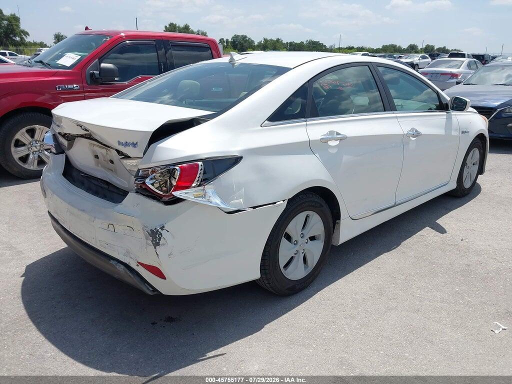 KMHEC4A47DA050525 2013 HYUNDAI SONATA HYBRID photo no. 4
