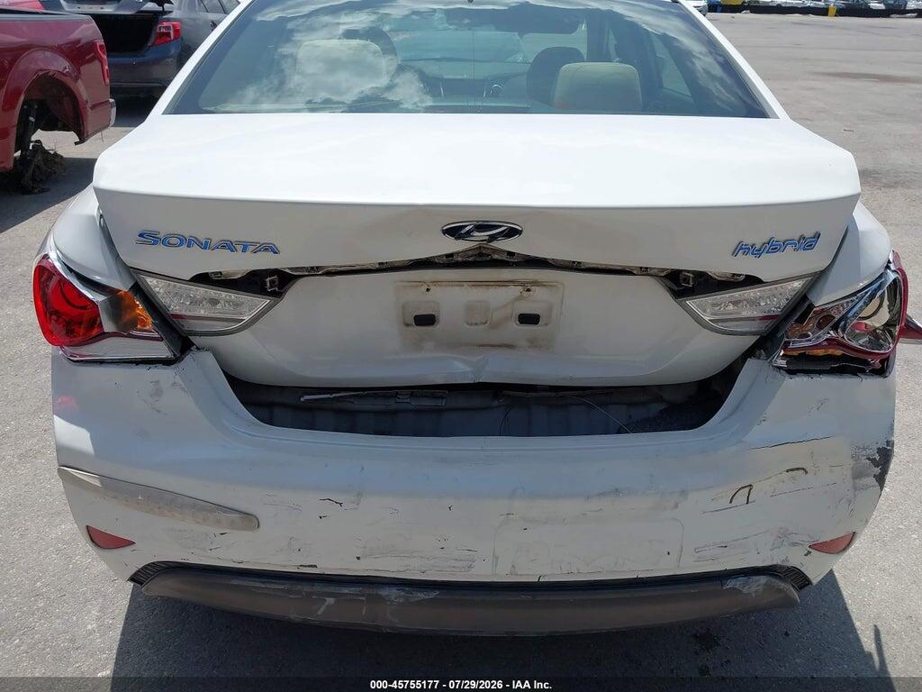 KMHEC4A47DA050525 2013 HYUNDAI SONATA HYBRID photo no. 6