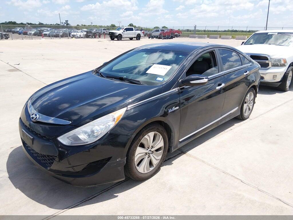 KMHEC4A43DA100417 2013 HYUNDAI SONATA HYBRID photo no. 2