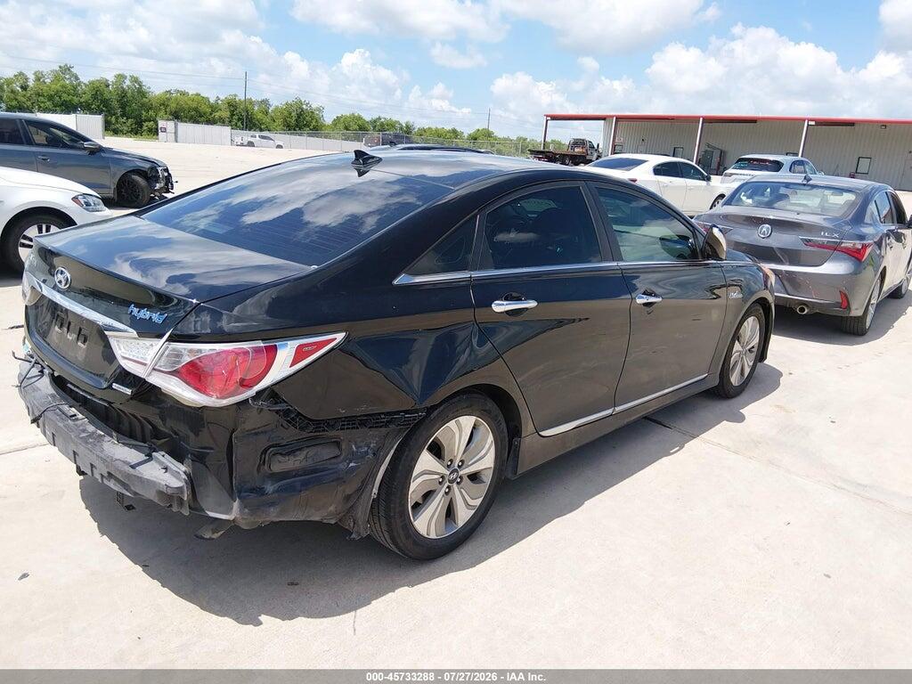 KMHEC4A43DA100417 2013 HYUNDAI SONATA HYBRID photo no. 4