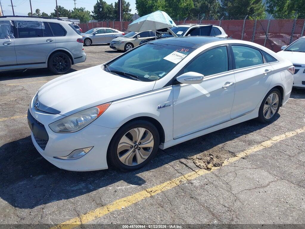 KMHEC4A49DA070954 2013 HYUNDAI SONATA HYBRID photo no. 2
