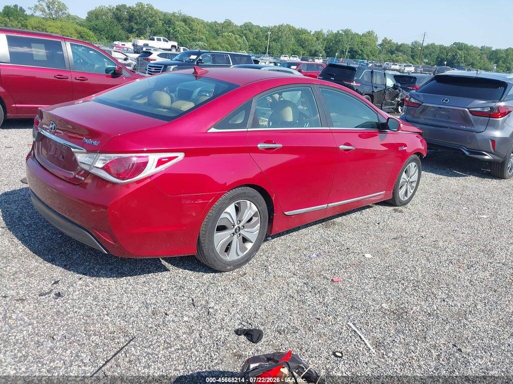 KMHEC4A47DA092225 2013 HYUNDAI SONATA HYBRID photo no. 4