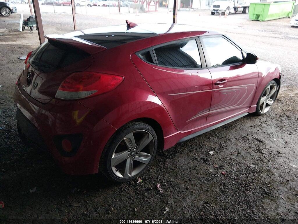 KMHTC6AEXDU160513 2013 HYUNDAI VELOSTER photo no. 4