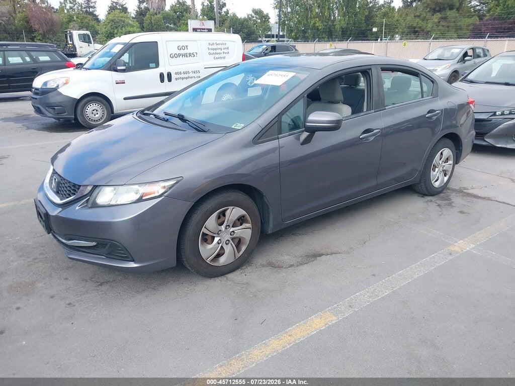 19XFB2F54FE079806 2015 HONDA CIVIC photo no. 2