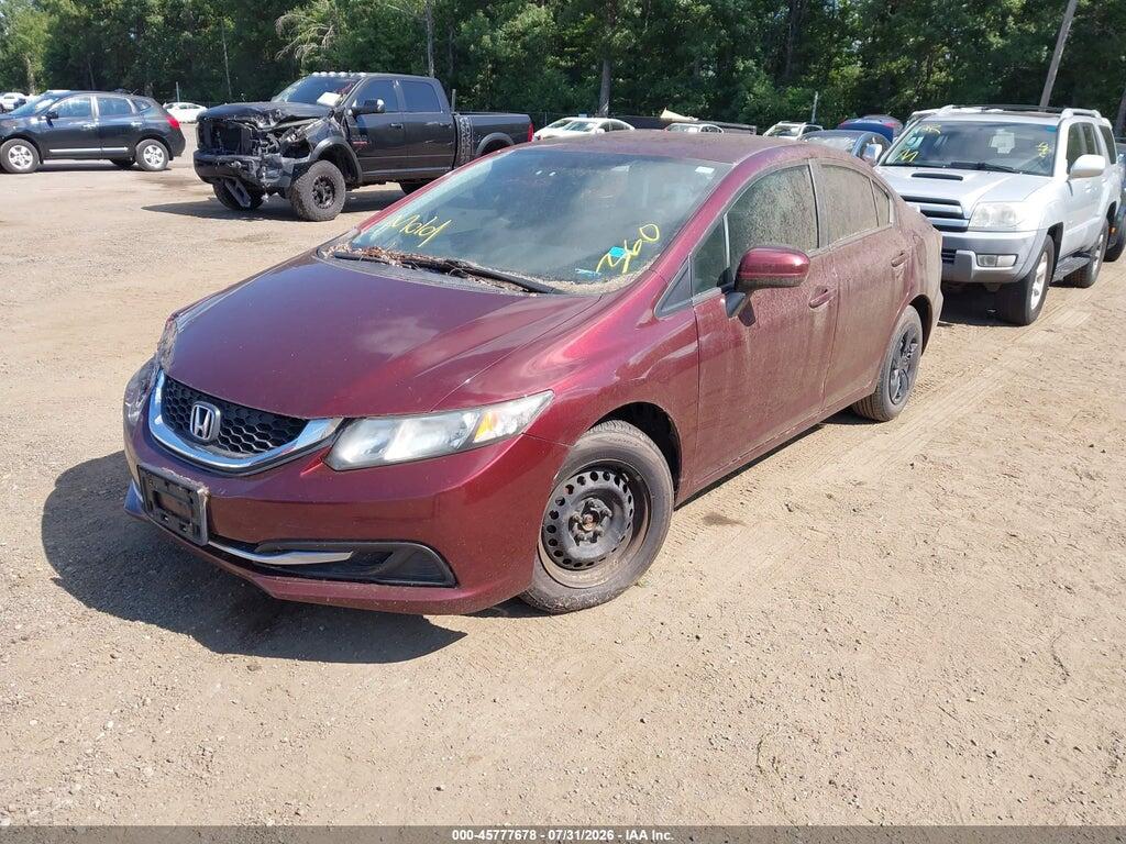 19XFB2F58FE277921 2015 HONDA CIVIC photo no. 2