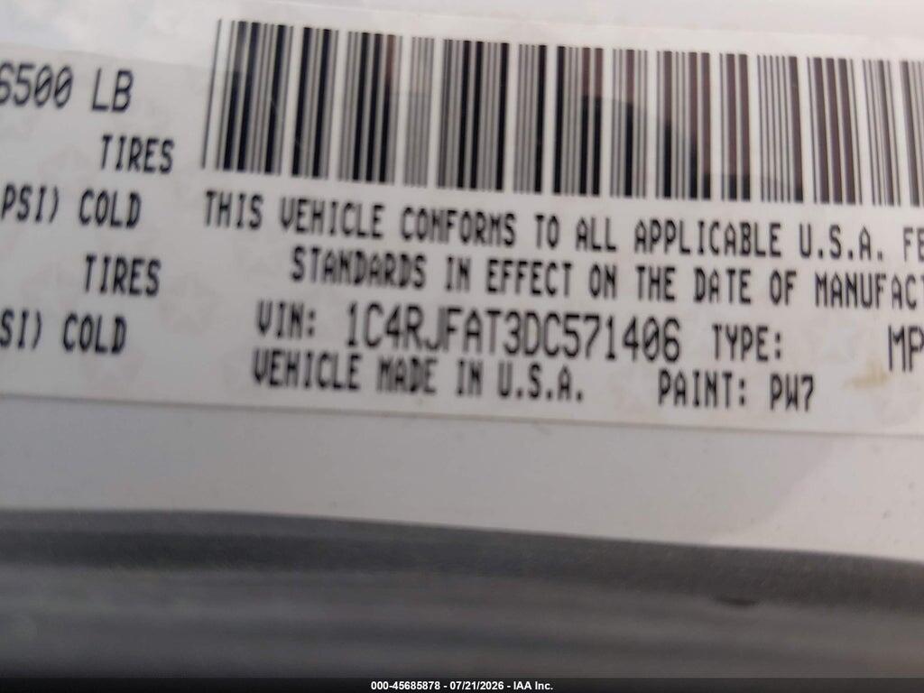 1C4RJFAT3DC571406 2013 JEEP GRAND CHEROKEE photo no. 9