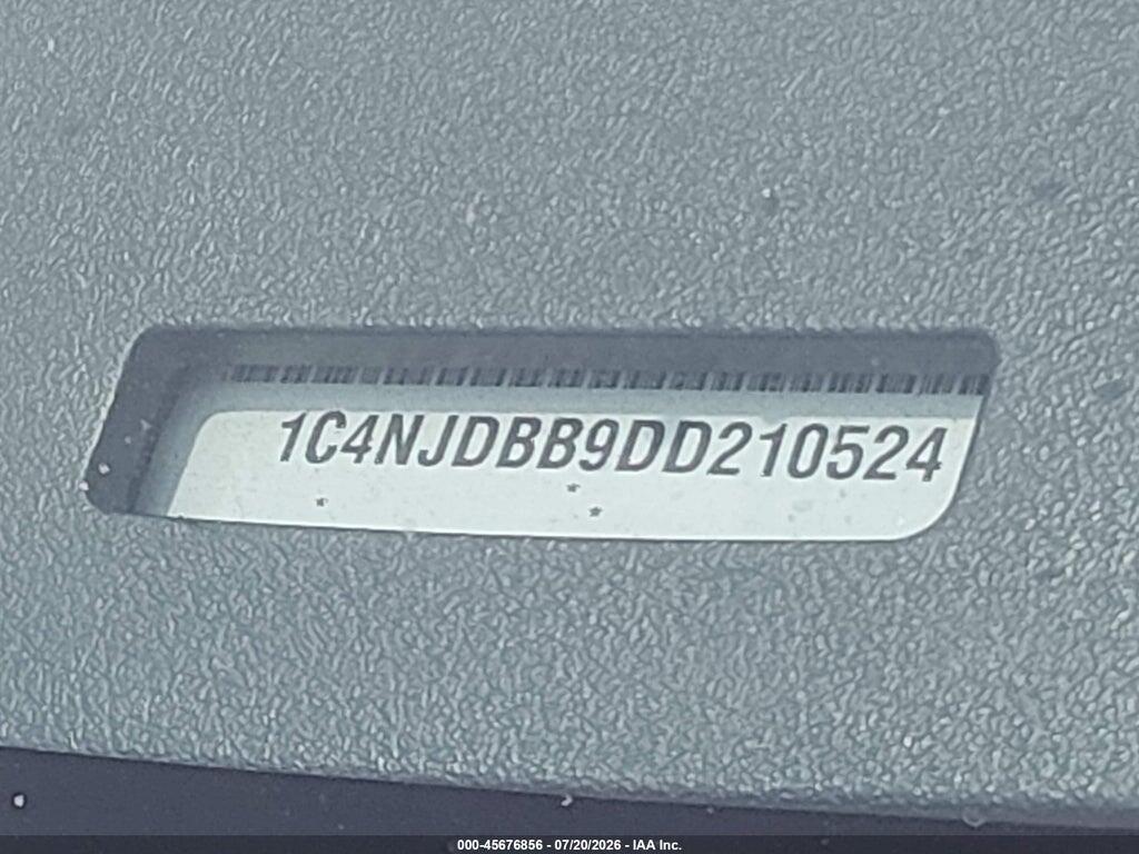 1C4NJDBB9DD210524 2013 JEEP COMPASS photo no. 9
