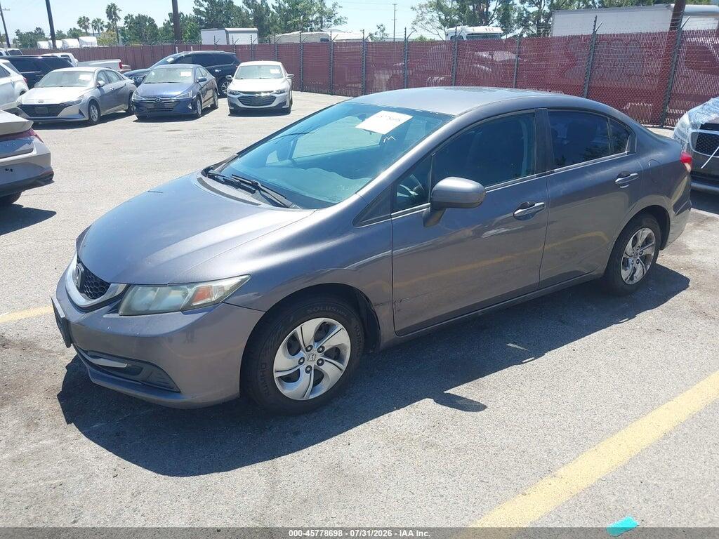 19XFB2F55FE246416 2015 HONDA CIVIC photo no. 2