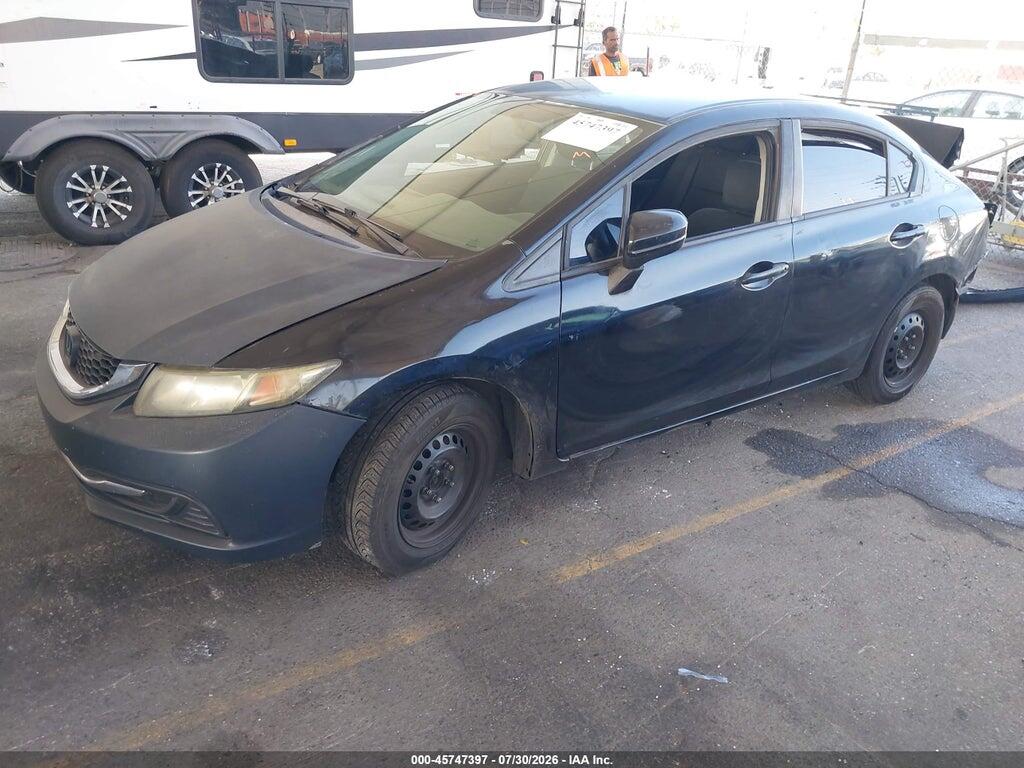 19XFB2F51FE707501 2015 HONDA CIVIC photo no. 2