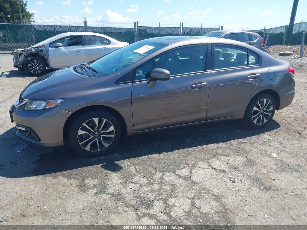 19XFB2F85FE006213 2015 HONDA CIVIC photo no. 2