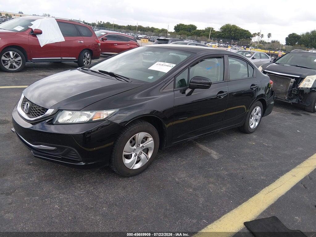 19XFB2F51FE001869 2015 HONDA CIVIC photo no. 2