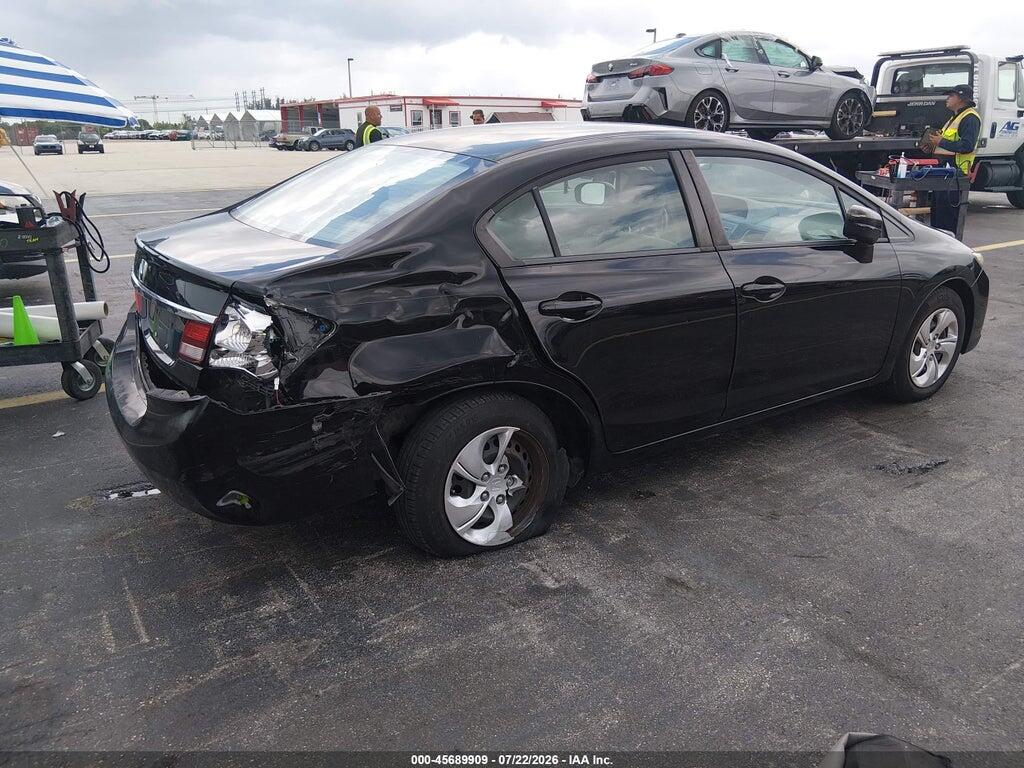 19XFB2F51FE001869 2015 HONDA CIVIC photo no. 4