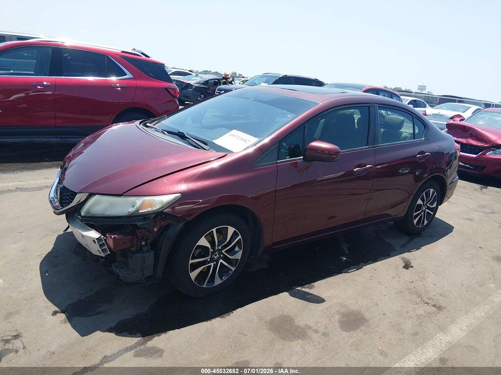 19XFB2F82FE076249 2015 HONDA CIVIC photo no. 2