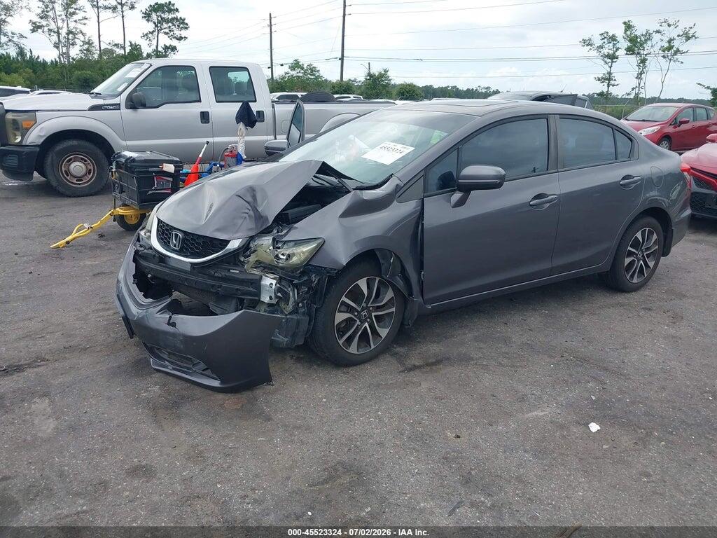 19XFB2F85FE038904 2015 HONDA CIVIC photo no. 2