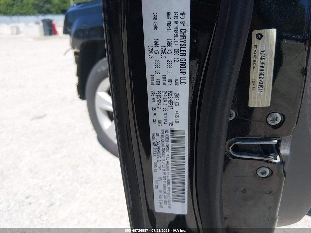 1C4NJPBB9DD231911 2013 JEEP PATRIOT photo no. 9