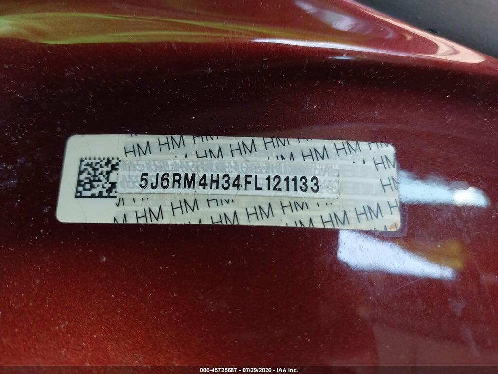 5J6RM4H34FL121133 2015 HONDA CR-V photo no. 9